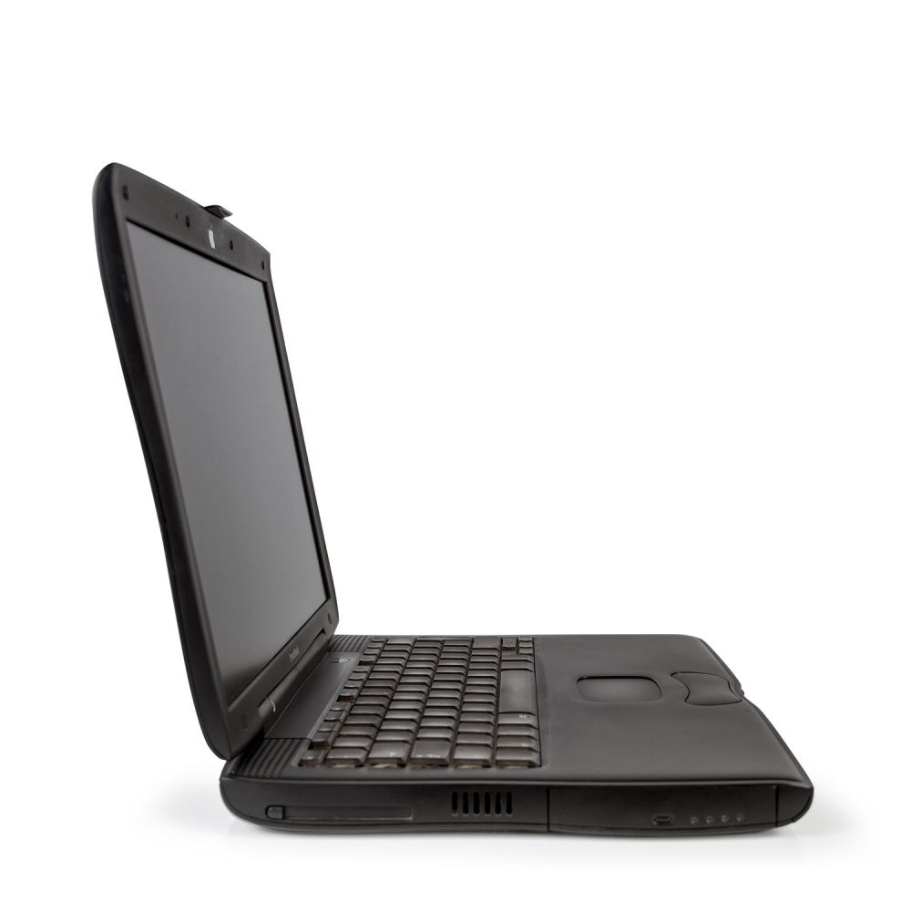 PowerBook G3 "Pismo" aufgeklappt von der Seite