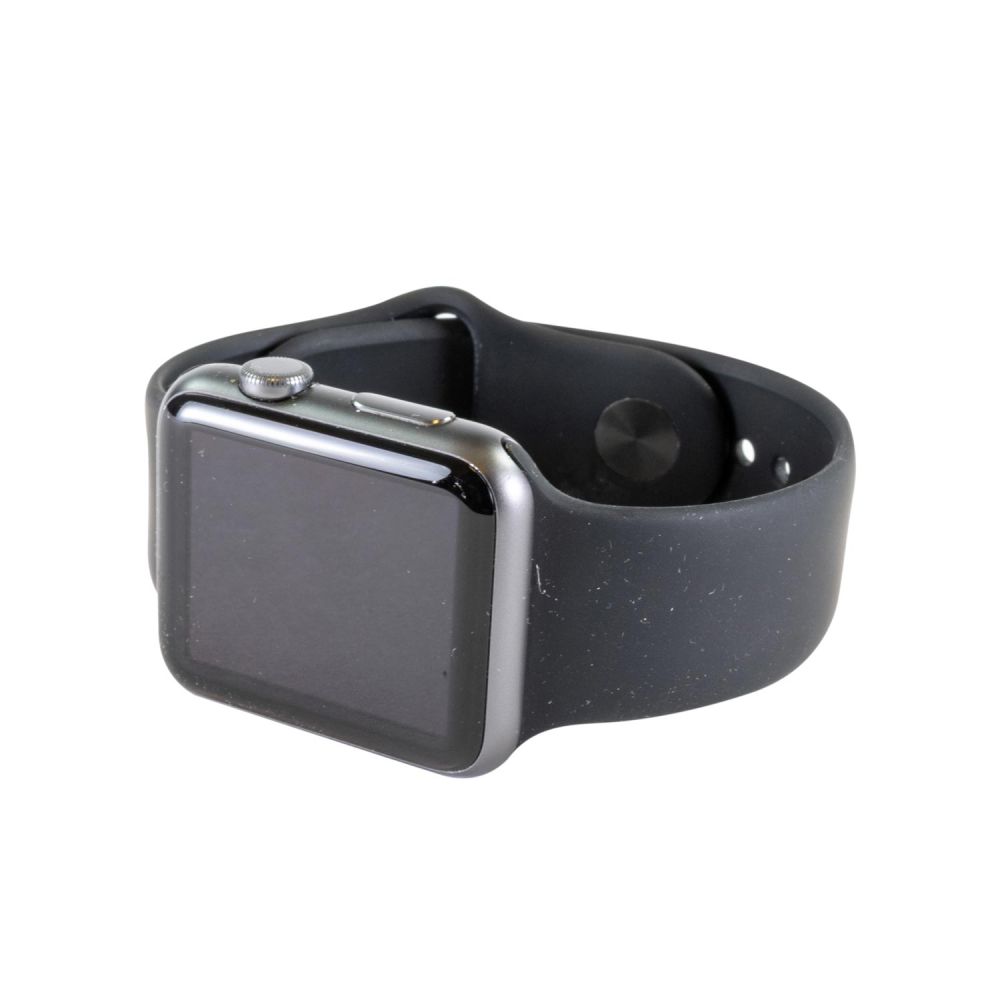 Apple Watch seitlich in schwarz