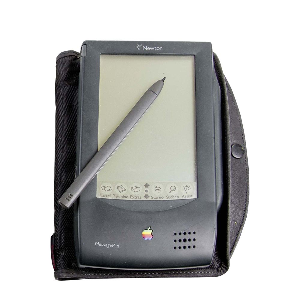 Apple Newton mit Halterung und Stift