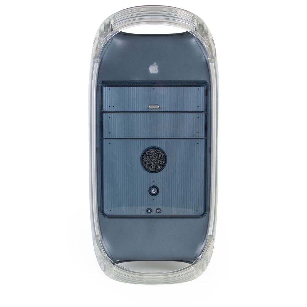 Power Mac G4 mit grau-blauer Blende von vorne