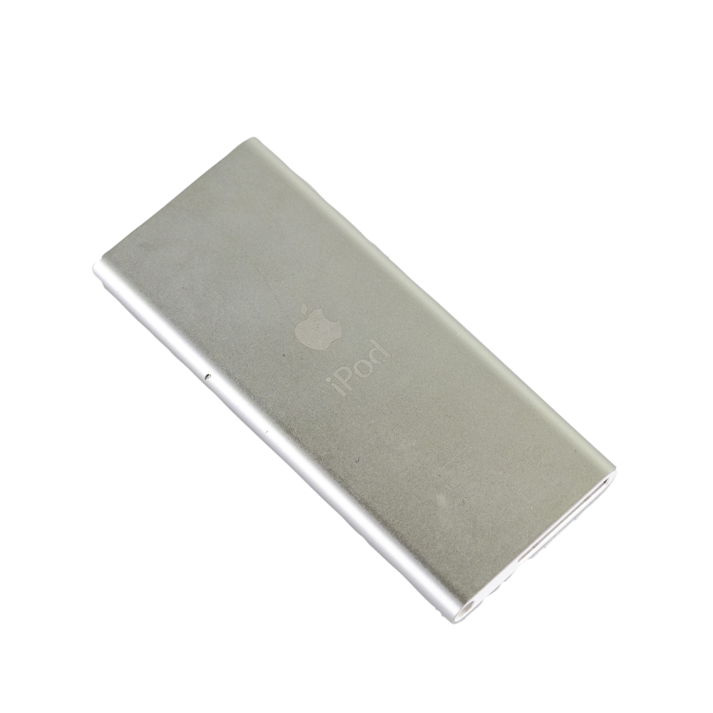 silberner iPod nano 2 Rückseite