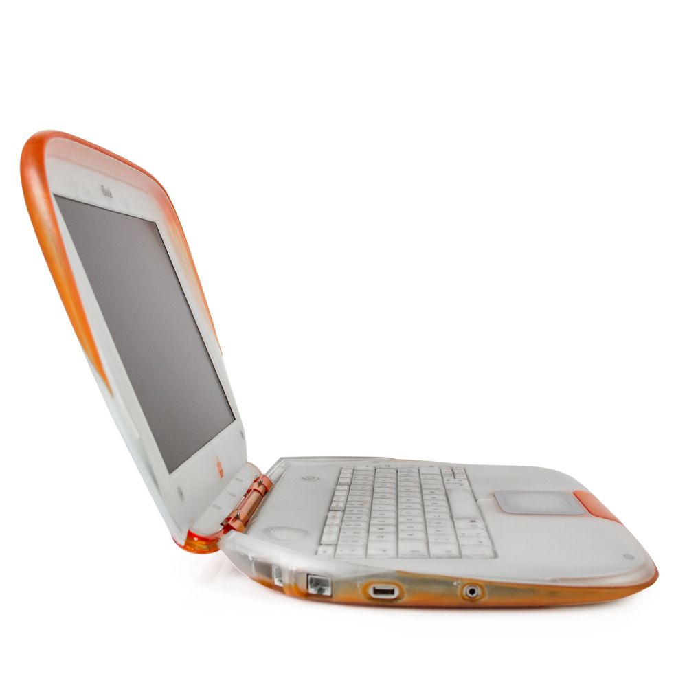 iBook orange von der Seite