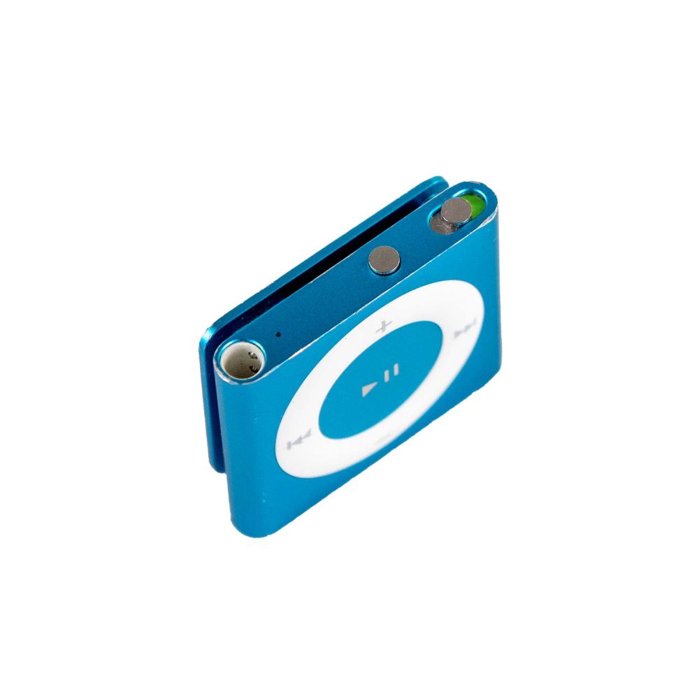 iPod shuffle (4. Generation) in blau von oben