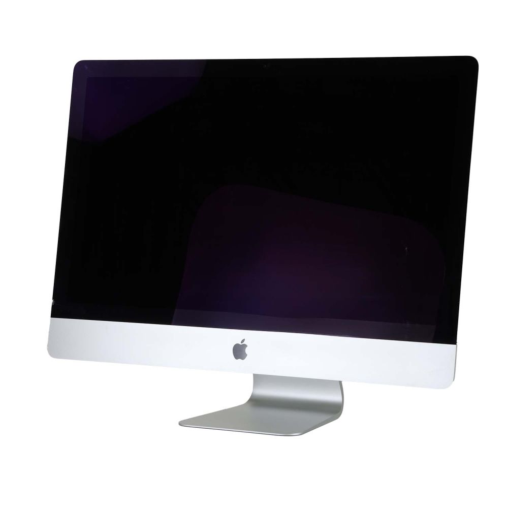 iMac Retina leicht seitlich in der Farbe silber