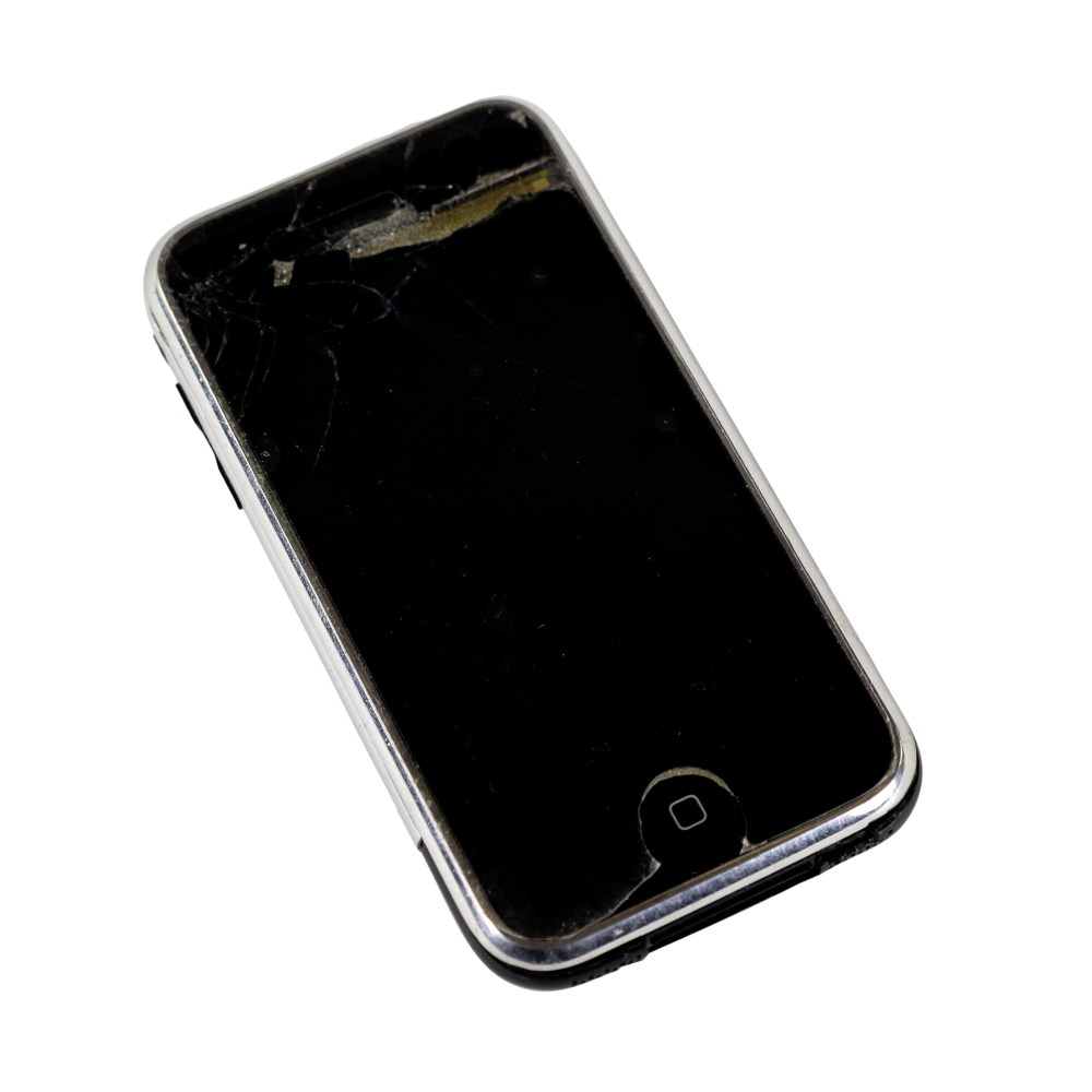 iPhone 2g Vorderseite mit kaputtem Glas