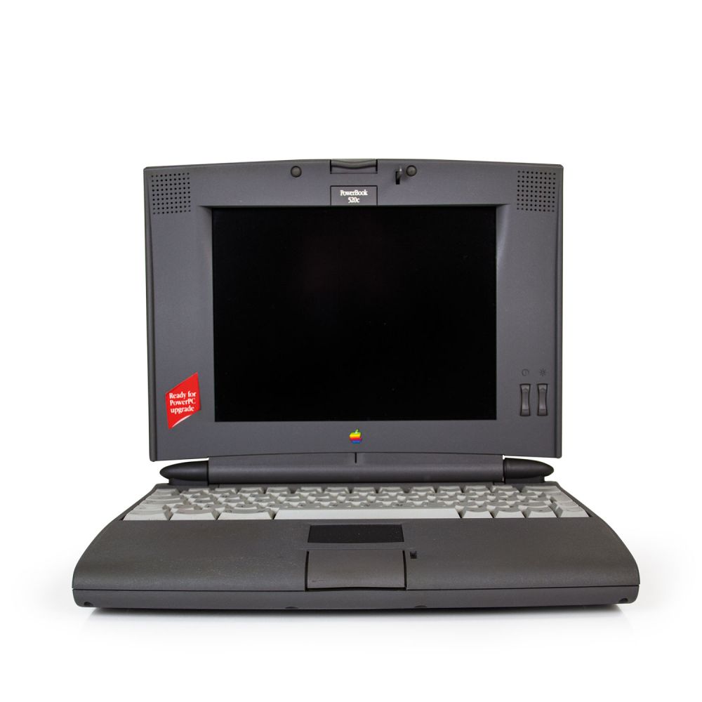 PowerBook 520c aufgeklappt