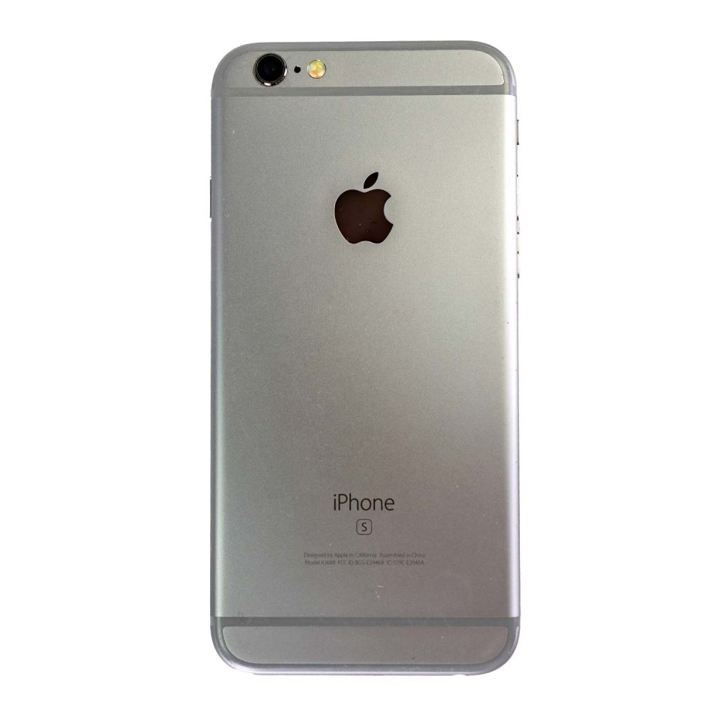 iPhone 6s in Silber mit der Rückseite