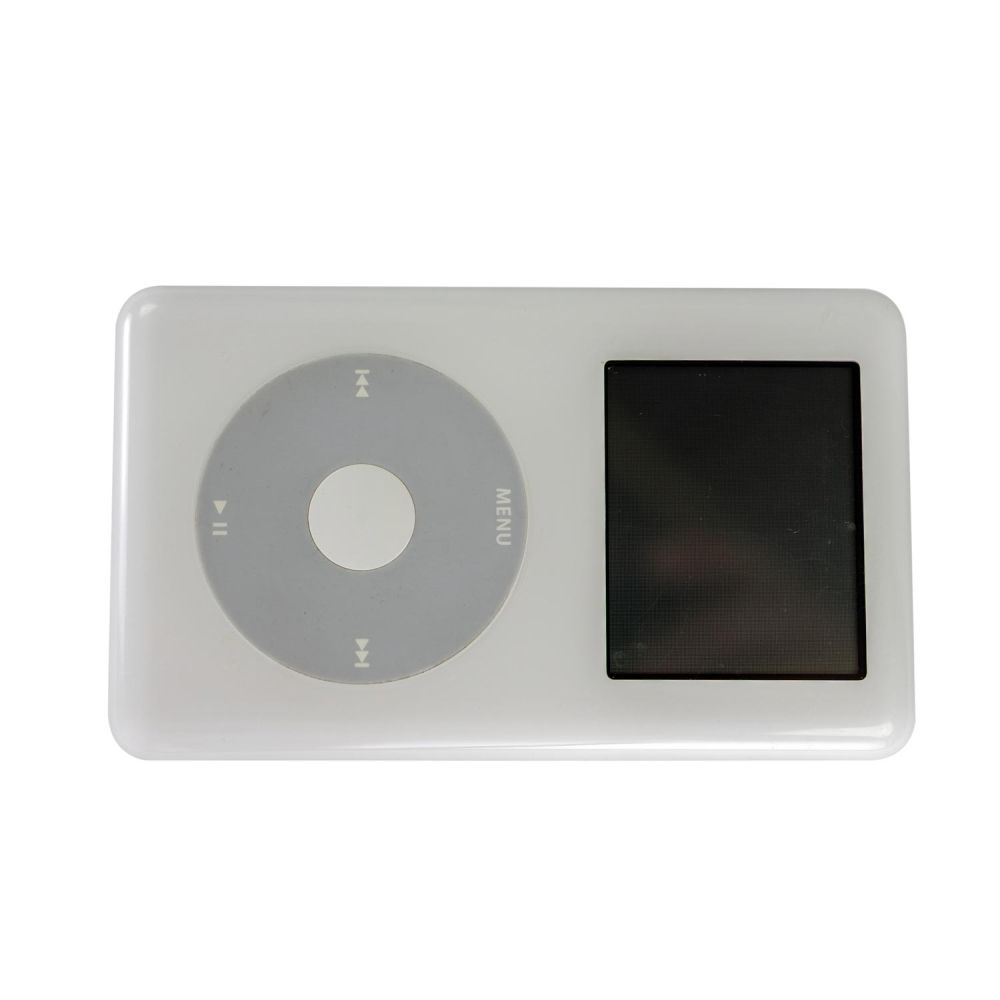 iPod der 4. Generation horizontal in der Vogelperspektive fotografiert.