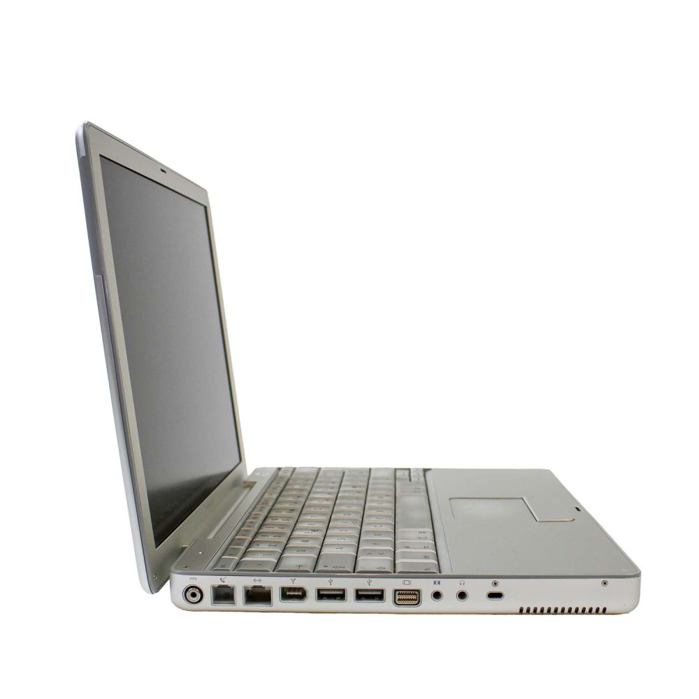 PowerBook G4 offen von der Seite