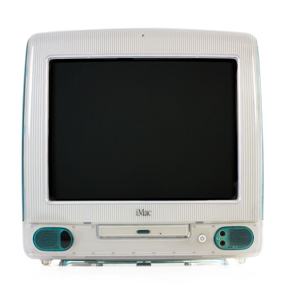 iMac G3 türkis von vorne
