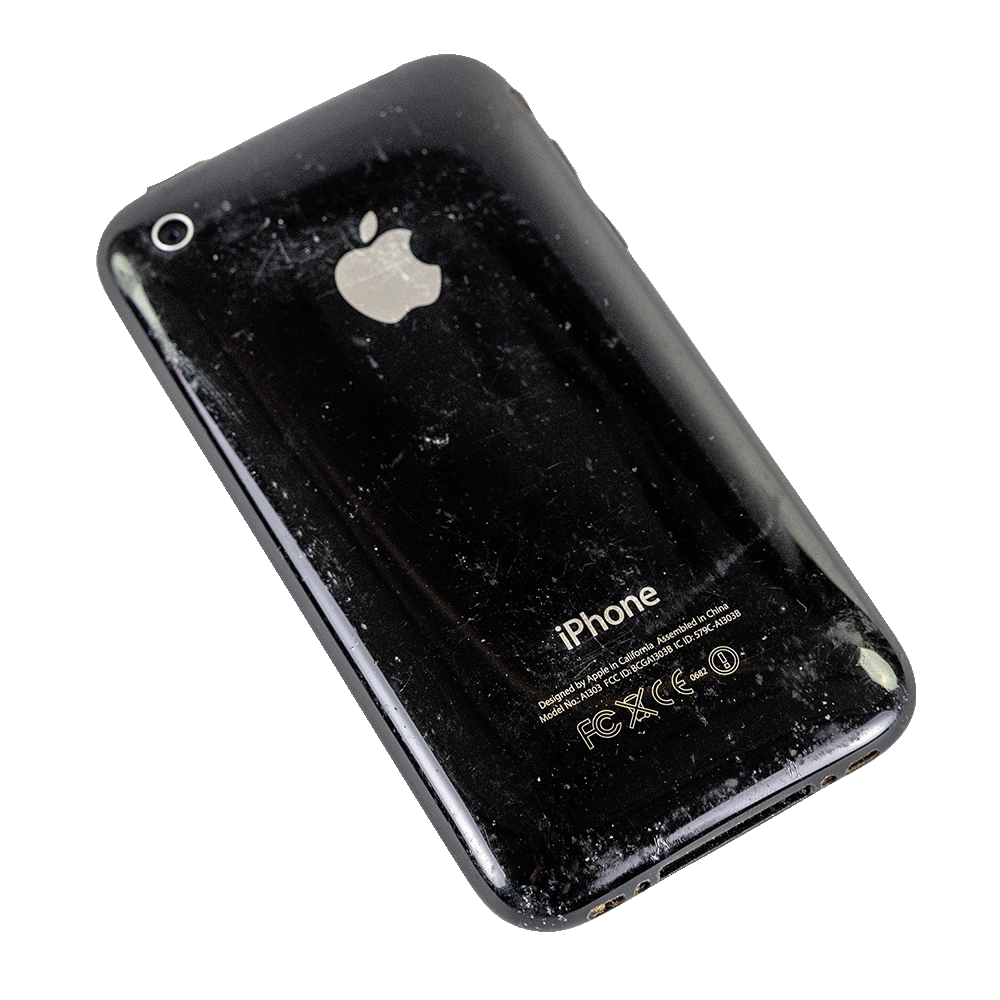iPhone 3GS schwarz Rückseite