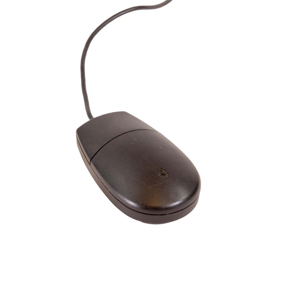 Apple Desktop Bus Mouse II in dunkelgrau