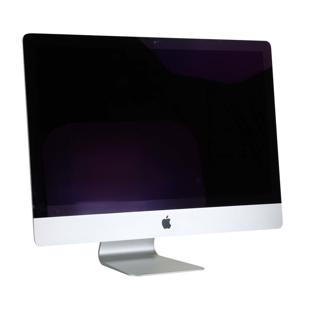 iMac Retina leicht seitlich von vorne in silber