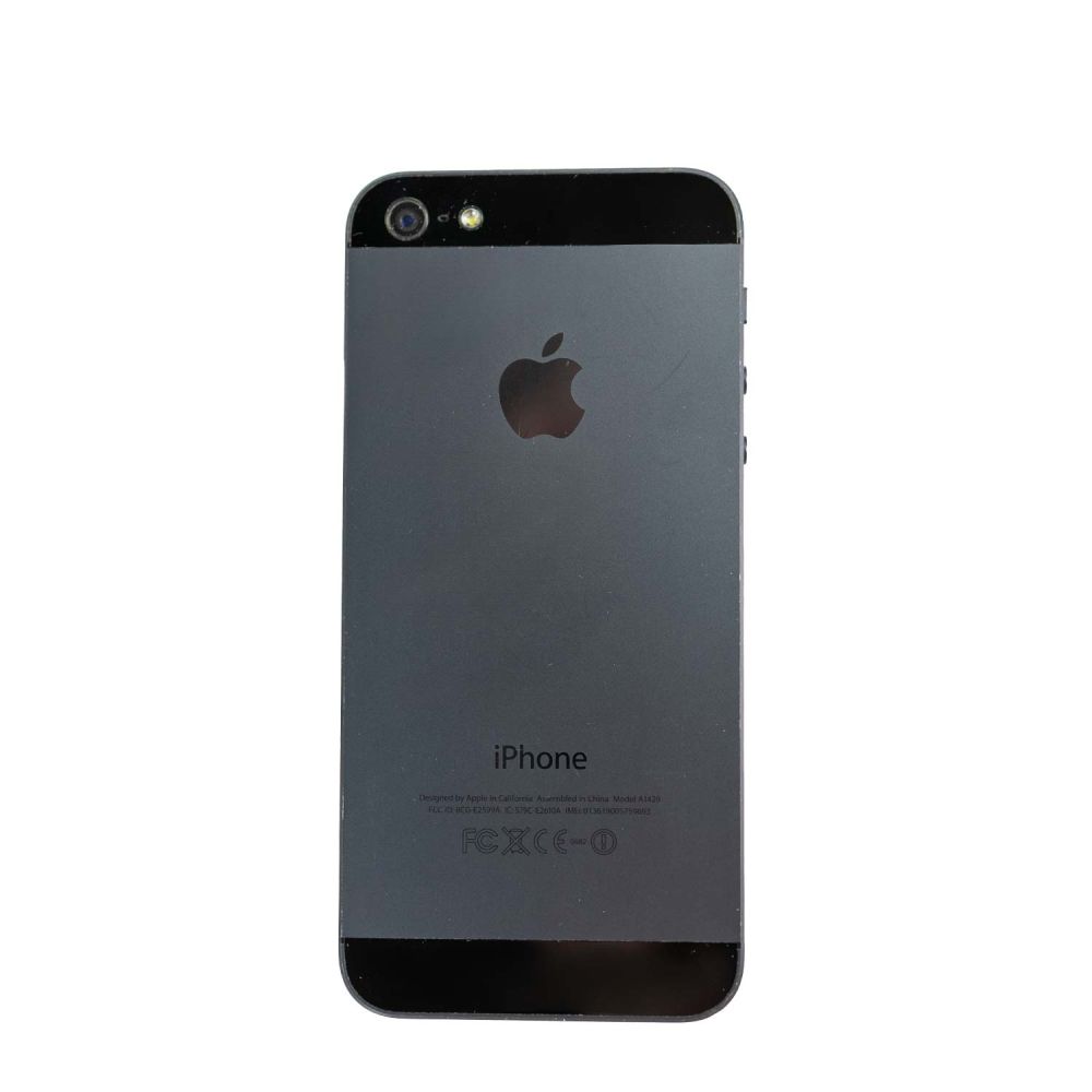 iPhone 5 schwarz von hinten
