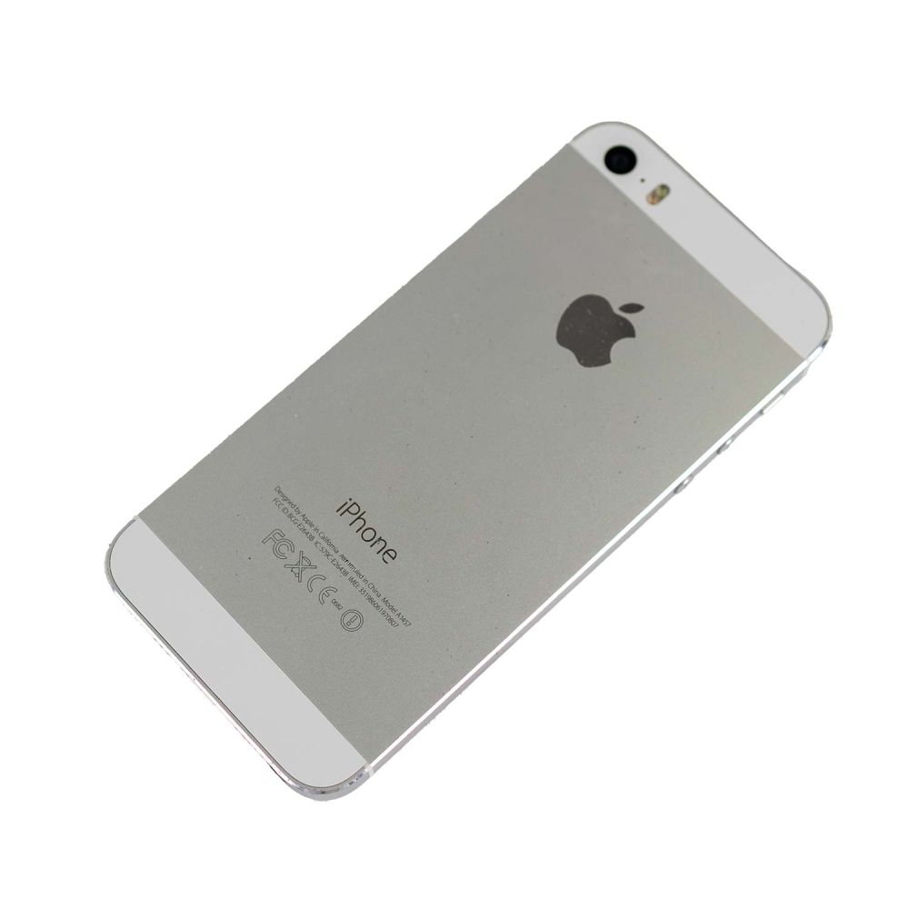 iPhone 5s silber von hinten